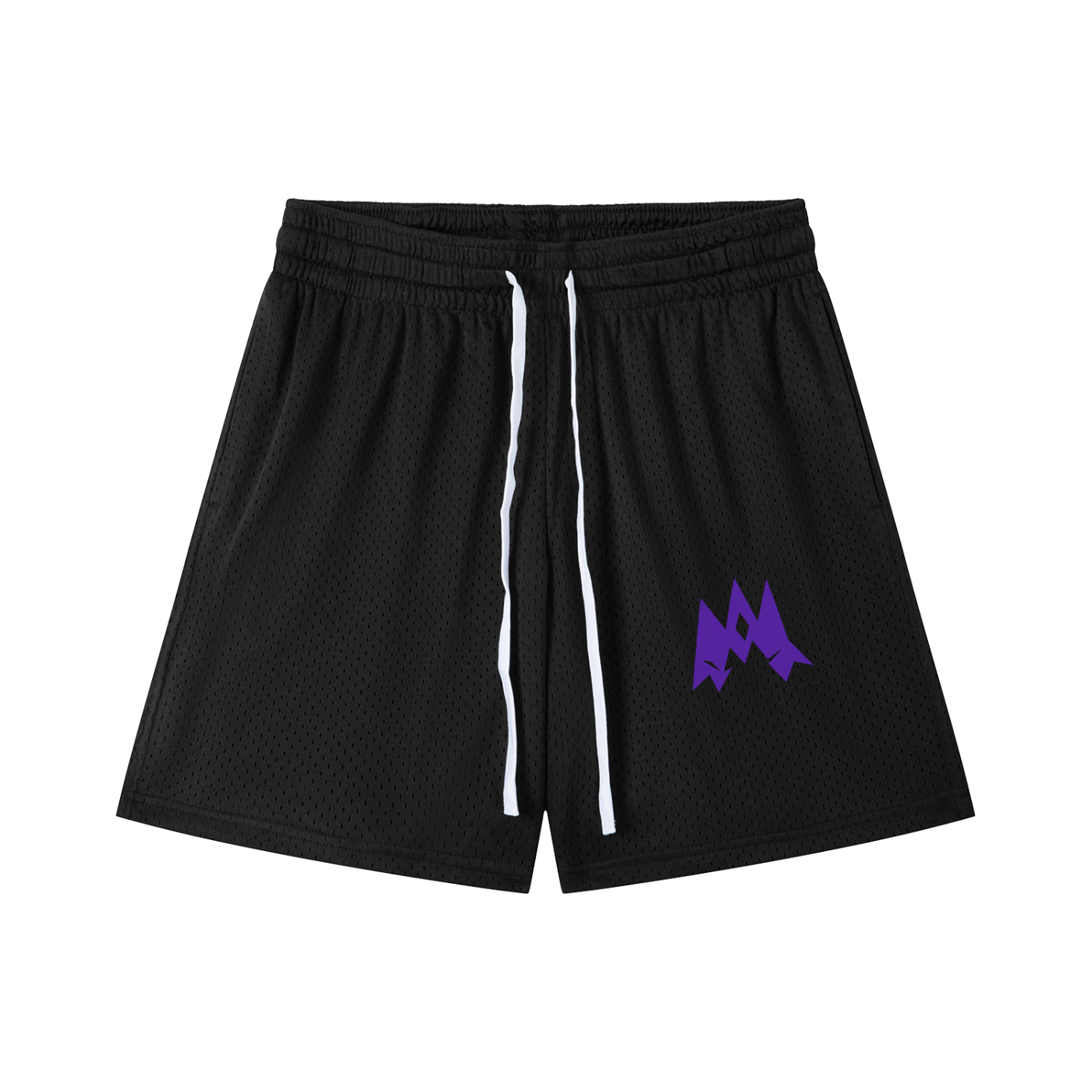 Mesh Drawstring Shorts